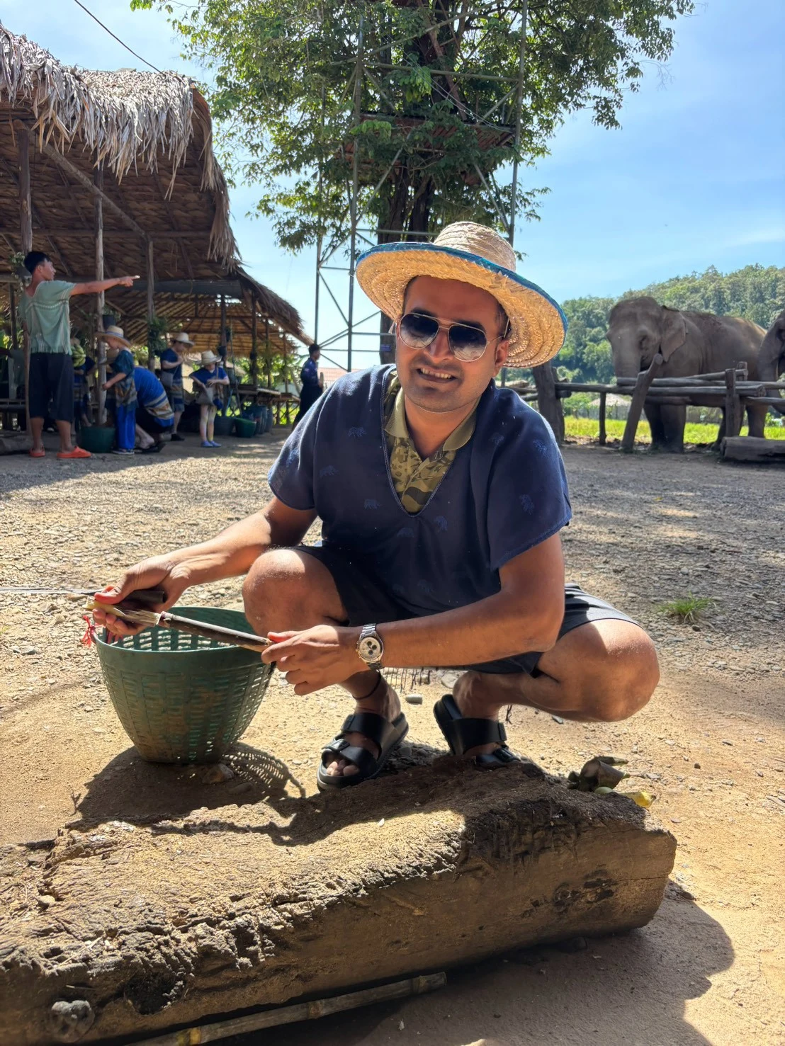 Elephant sanctuary ,waterfall,bamboo rafting — gallery photo 9