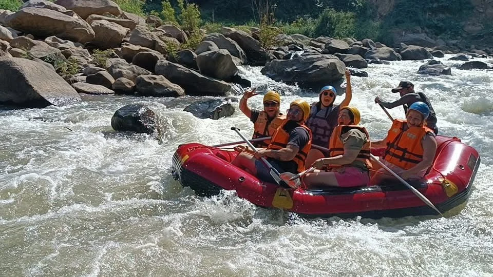 Sticky waterfall & white water rafting — gallery photo 2